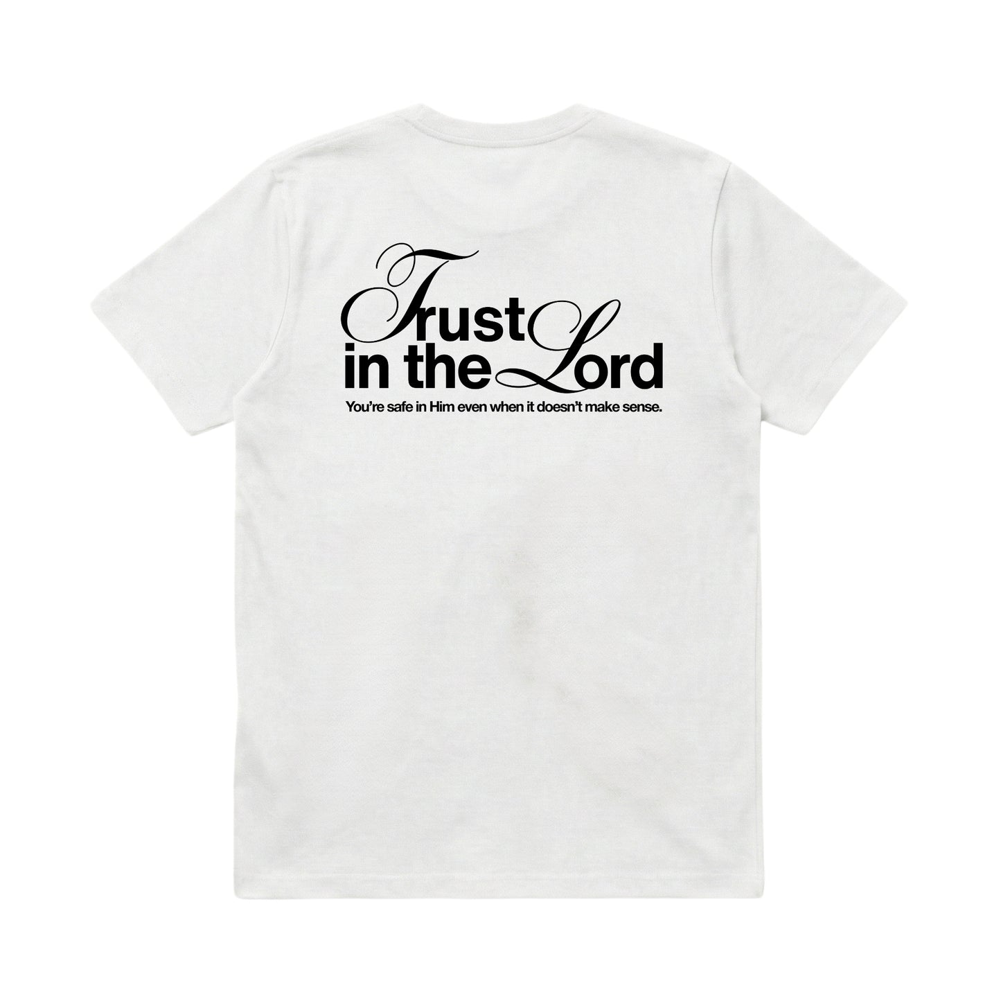 Safe in Him – Classic T-Shirt