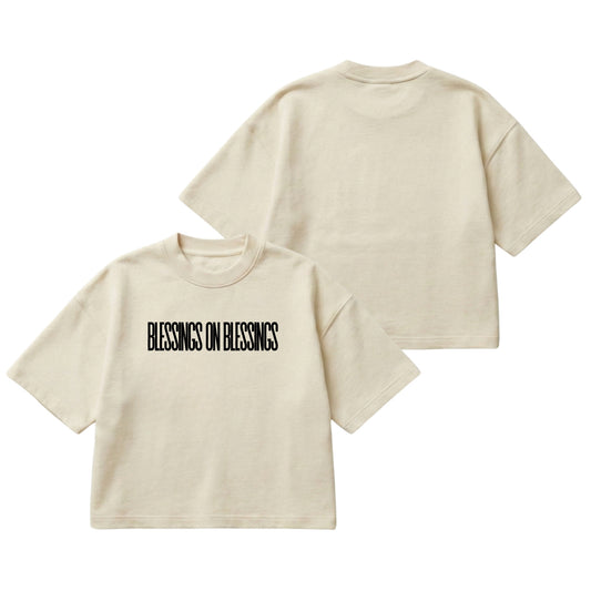 Blessings On Blessings – Boxy Cropped Shirt