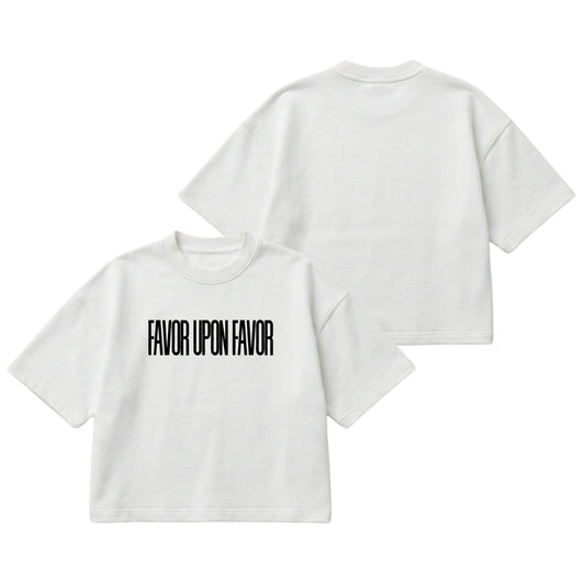 Favor Upon Favor – Boxy Cropped Shirt