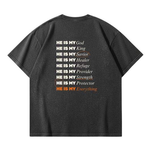 He is Jesus – Vintage Washed T-Shirt