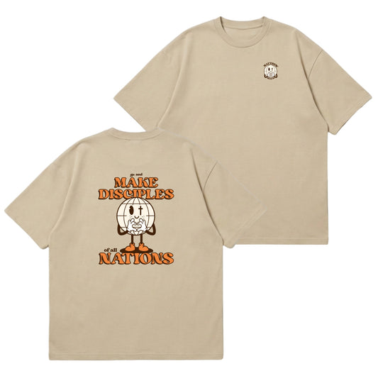 Go & Make Disciples – Premium Oversized T-Shirt