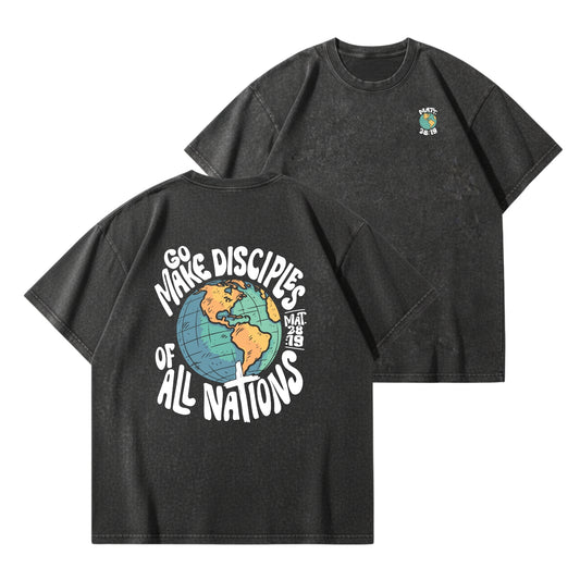 Go & Make Disciples – Vintage Washed T-Shirt