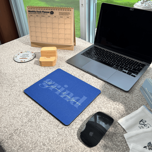 Grind with Grace and Purpose Mousepad