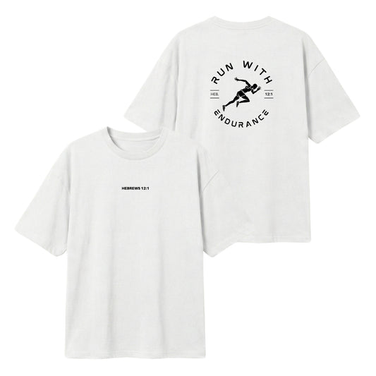 Run With Endurance – Lightweight Oversized T-Shirt
