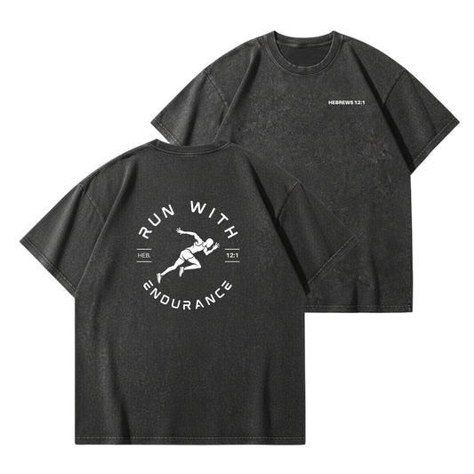 Run With Endurance – Vintage Washed T-Shirt