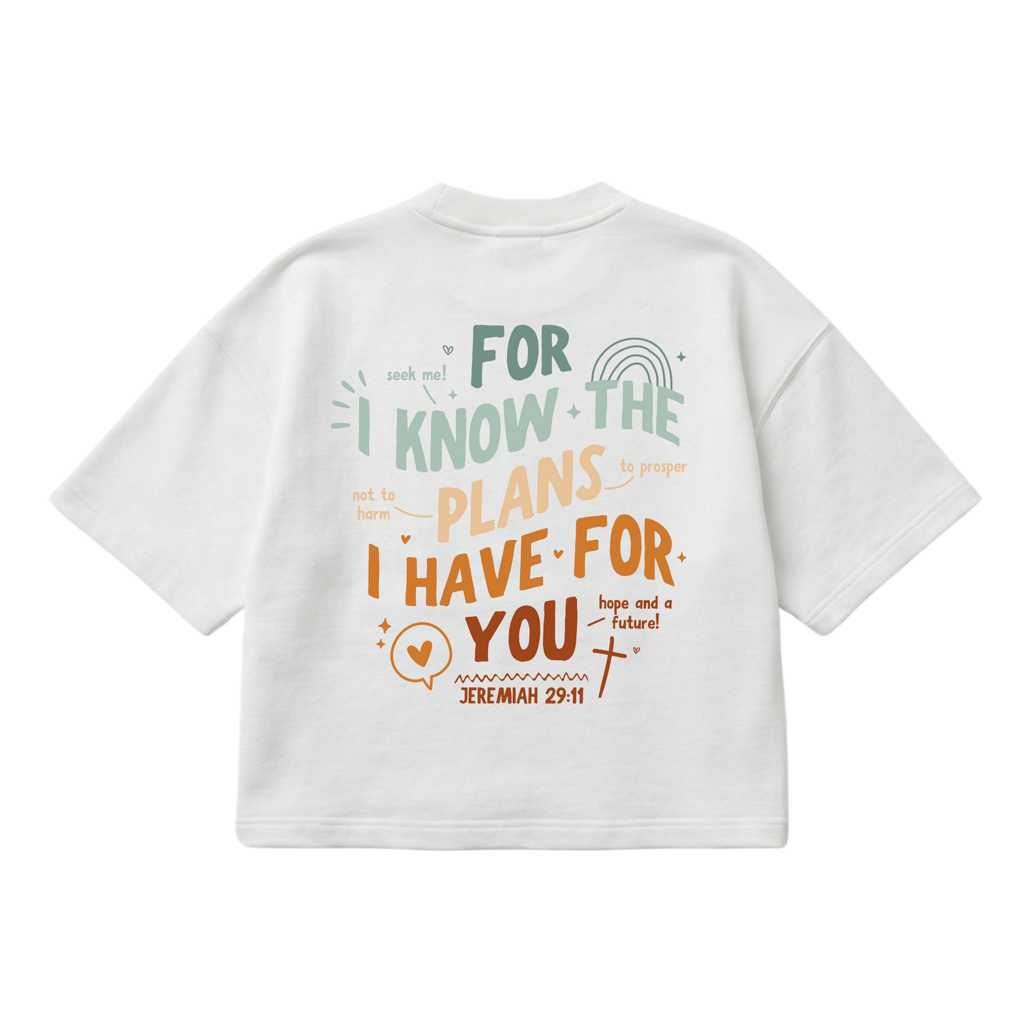 Jeremiah 29:11 – Boxy Cropped Shirt