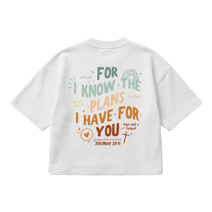 Jeremiah 29:11 – Boxy Cropped Shirt
