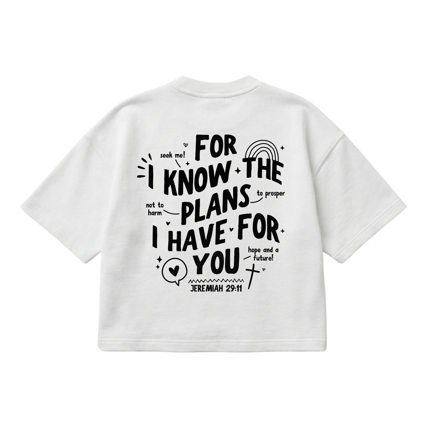 Jeremiah 29:11 – Boxy Cropped Shirt