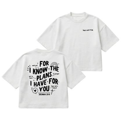 Jeremiah 29:11 – Boxy Cropped Shirt