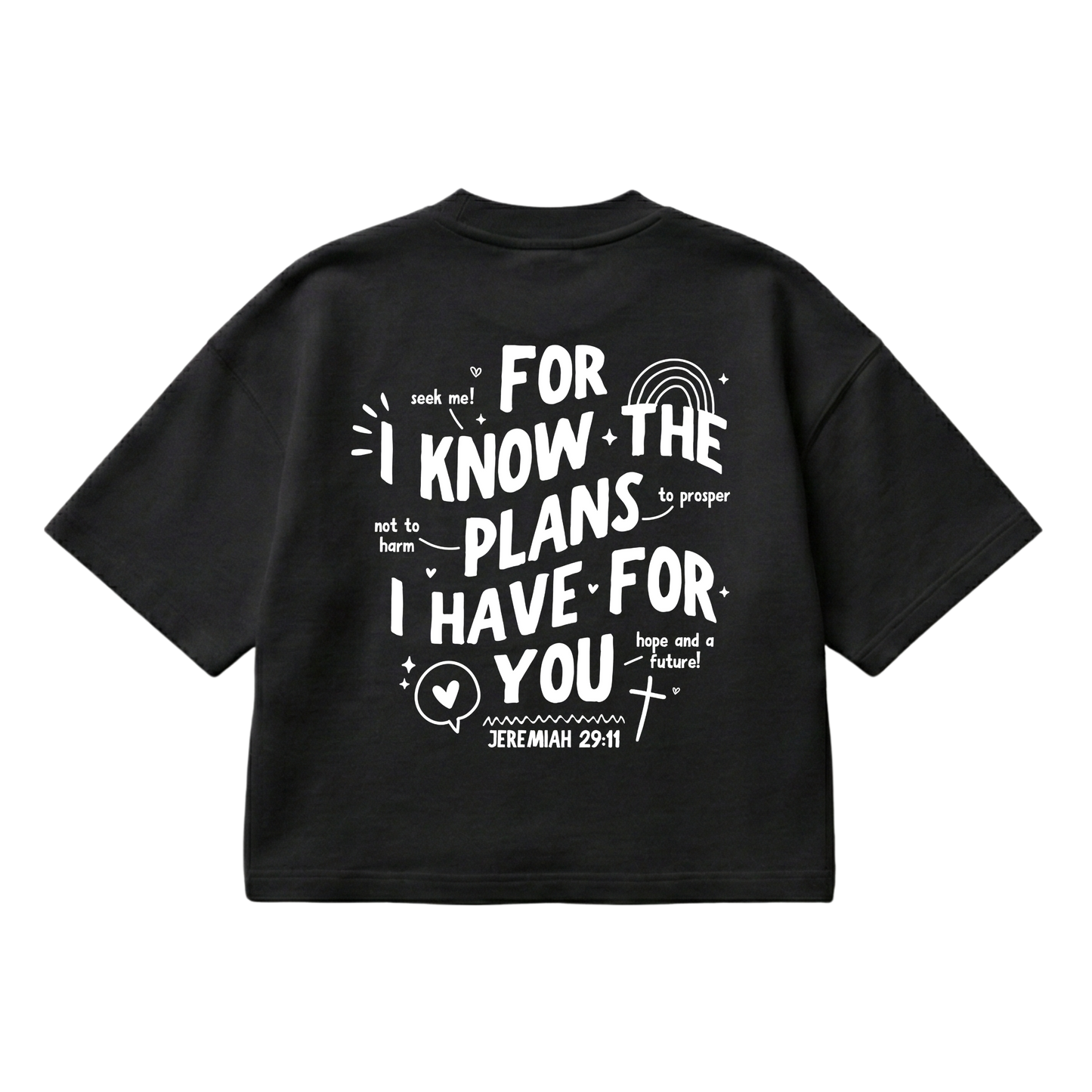 Jeremiah 29:11 – Boxy Cropped Shirt