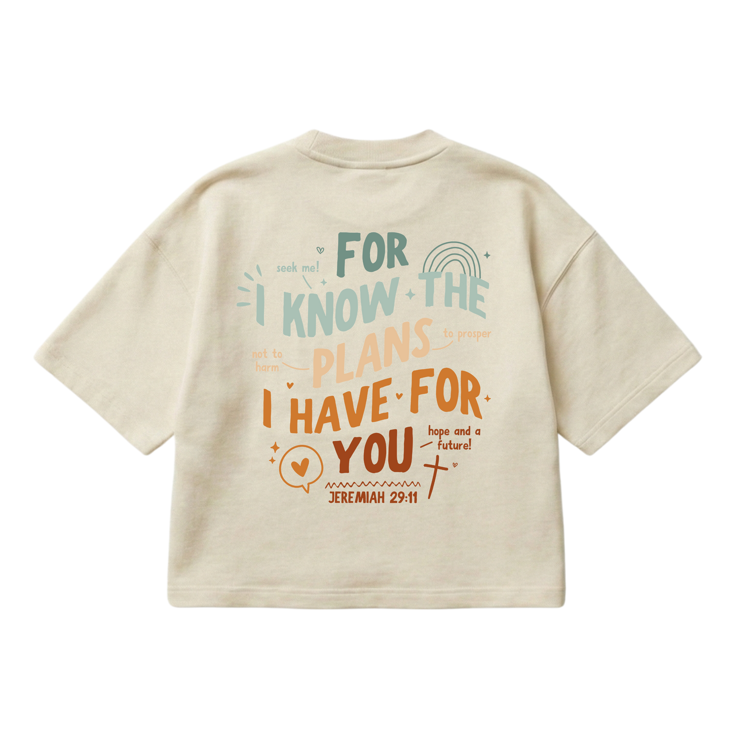 Jeremiah 29:11 – Boxy Cropped Shirt