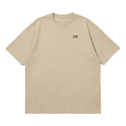 My morning starts with Jesus & coffee – Premium Oversized T-Shirt