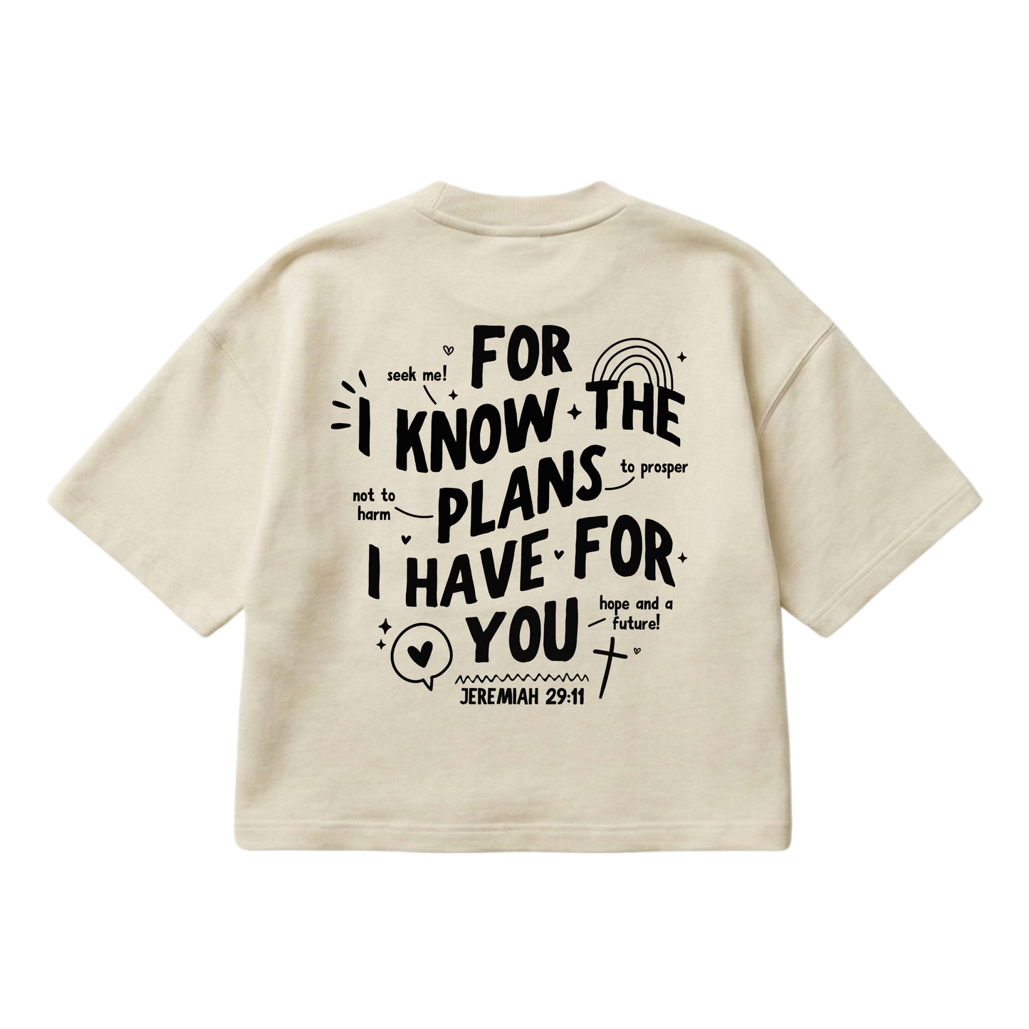 Jeremiah 29:11 – Boxy Cropped Shirt