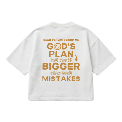 Dear Person Behind Me – Boxy Cropped Shirt