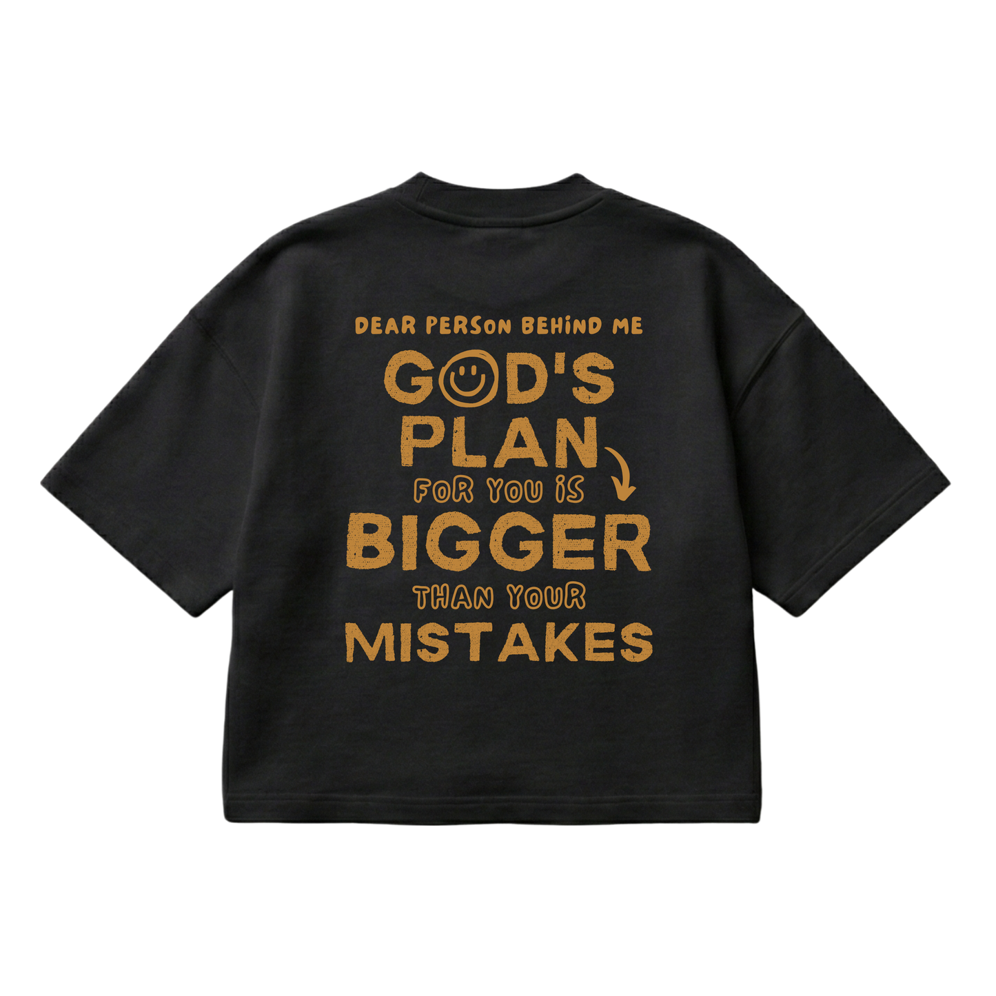 Dear Person Behind Me – Boxy Cropped Shirt