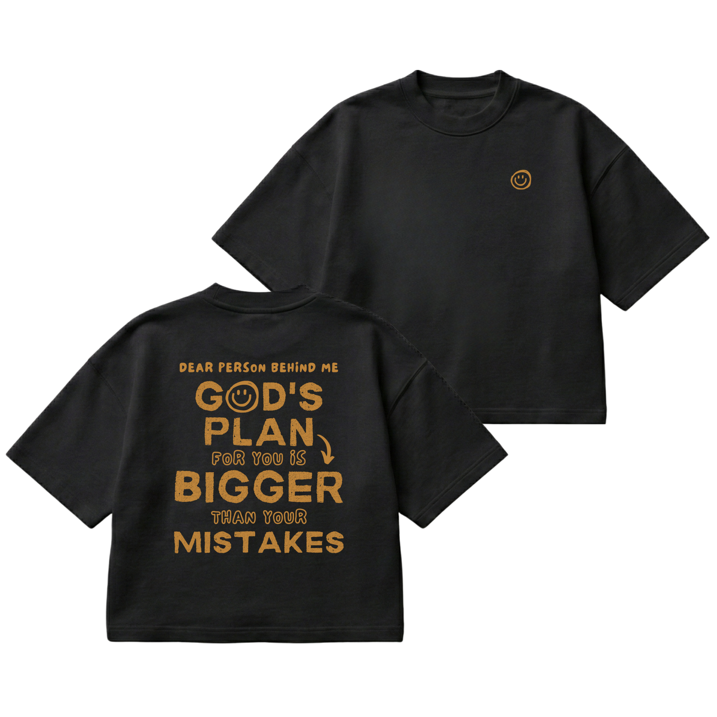 Dear Person Behind Me – Boxy Cropped Shirt