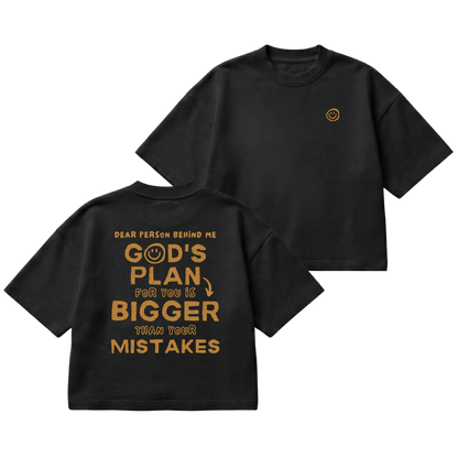 Dear Person Behind Me – Boxy Cropped Shirt