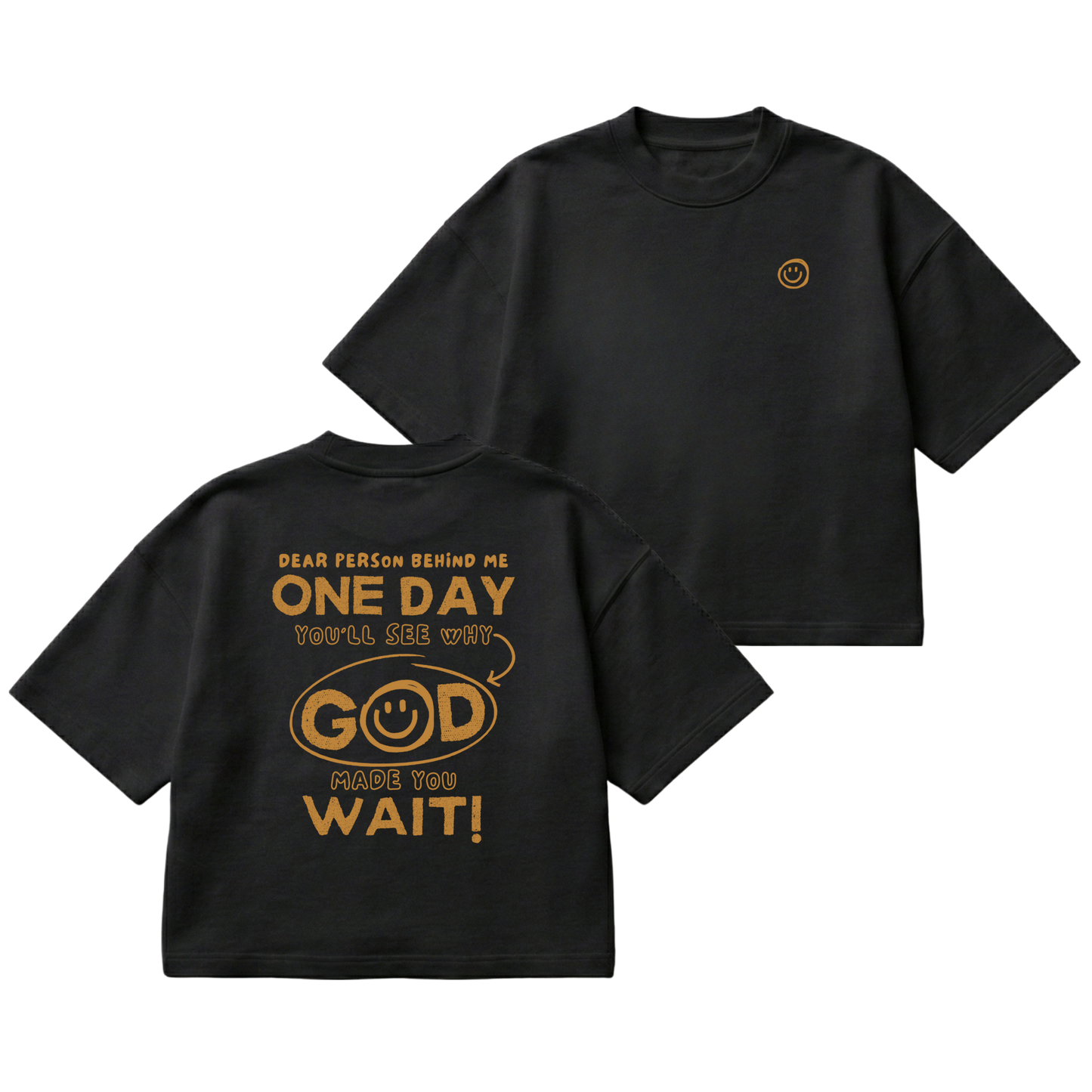 Dear Person Behind Me – Boxy Cropped Shirt