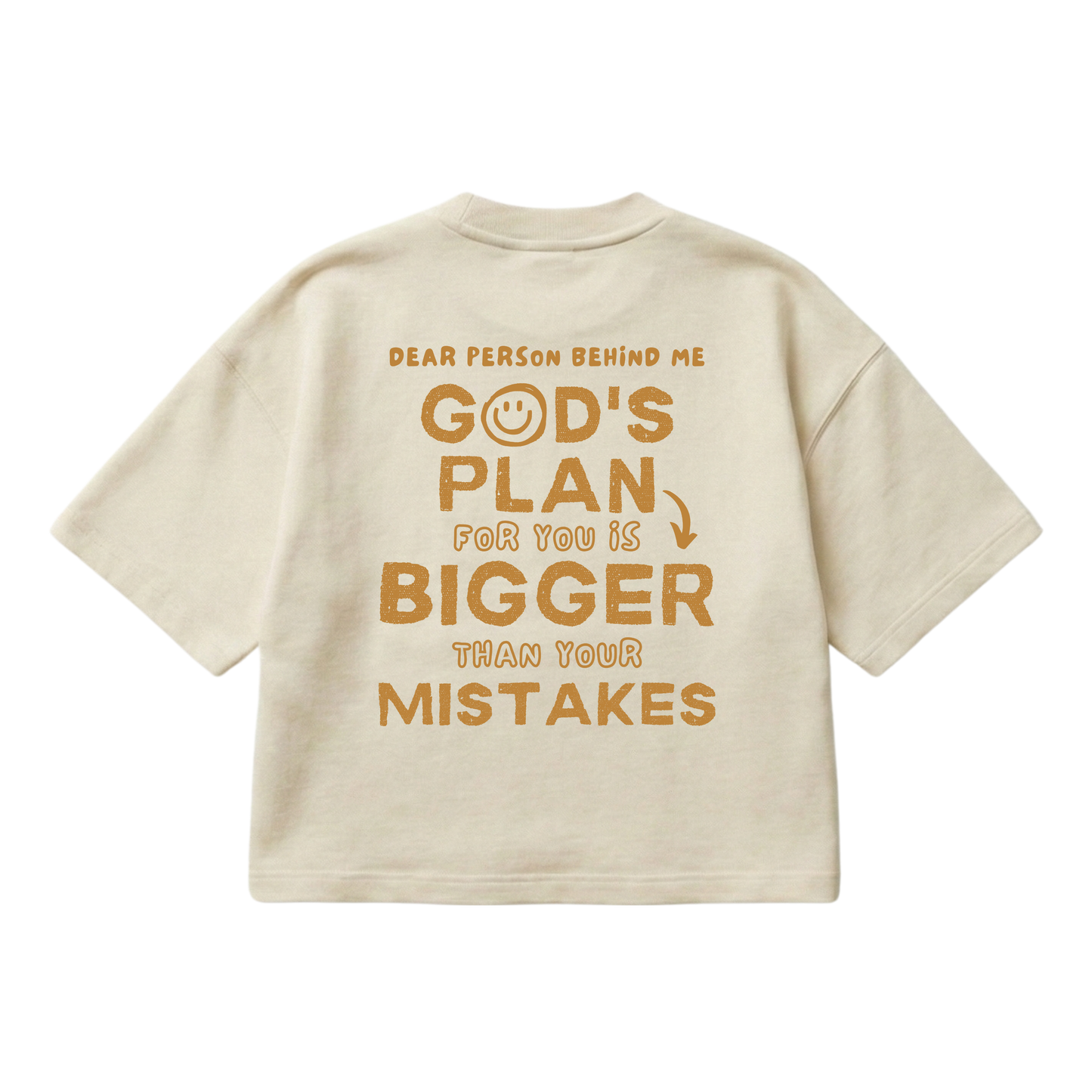 Dear Person Behind Me – Boxy Cropped Shirt