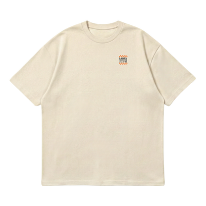 My morning starts with Jesus & coffee – Premium Oversized T-Shirt