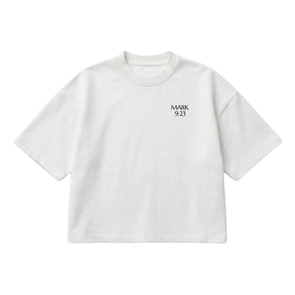 All Things Are Possible – Boxy Cropped Shirt