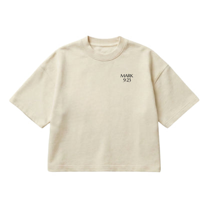 All Things Are Possible – Boxy Cropped Shirt