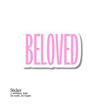 Beloved - Waterproof Sticker