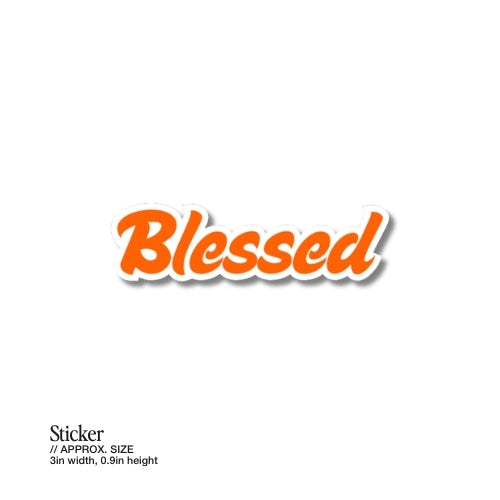 Blessed – Waterproof Sticker