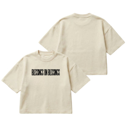 Blessings On Blessings – Boxy Cropped Shirt