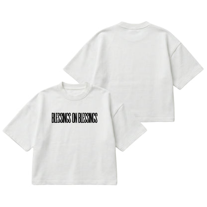 Blessings On Blessings – Boxy Cropped Shirt