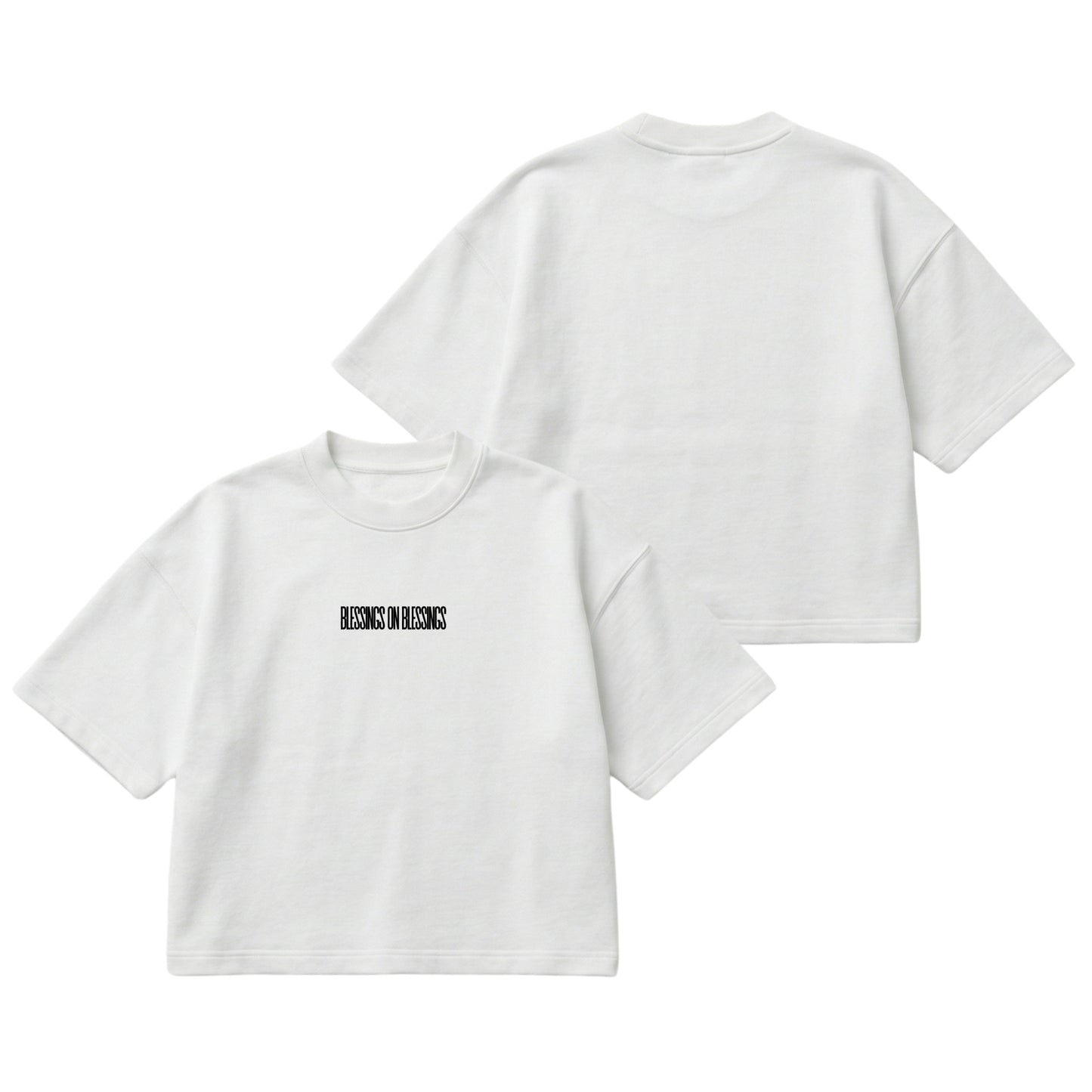 Blessings On Blessings – Boxy Cropped Shirt