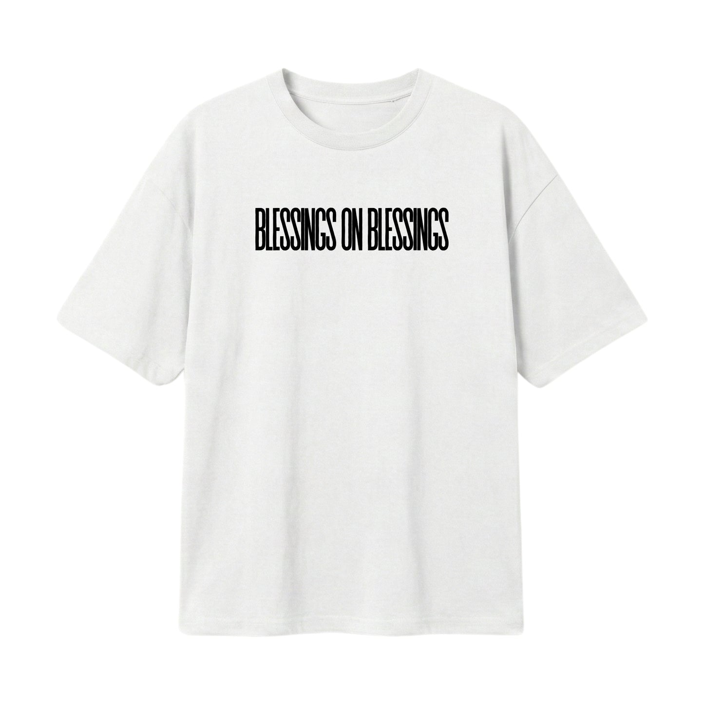 Blessings On Blessings – Lightweight Oversized T-Shirt