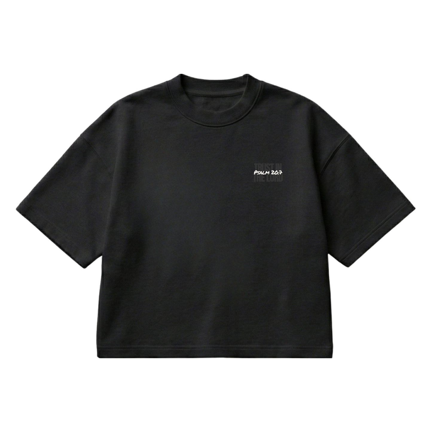 But I Trust in the Lord – Boxy Cropped Shirt