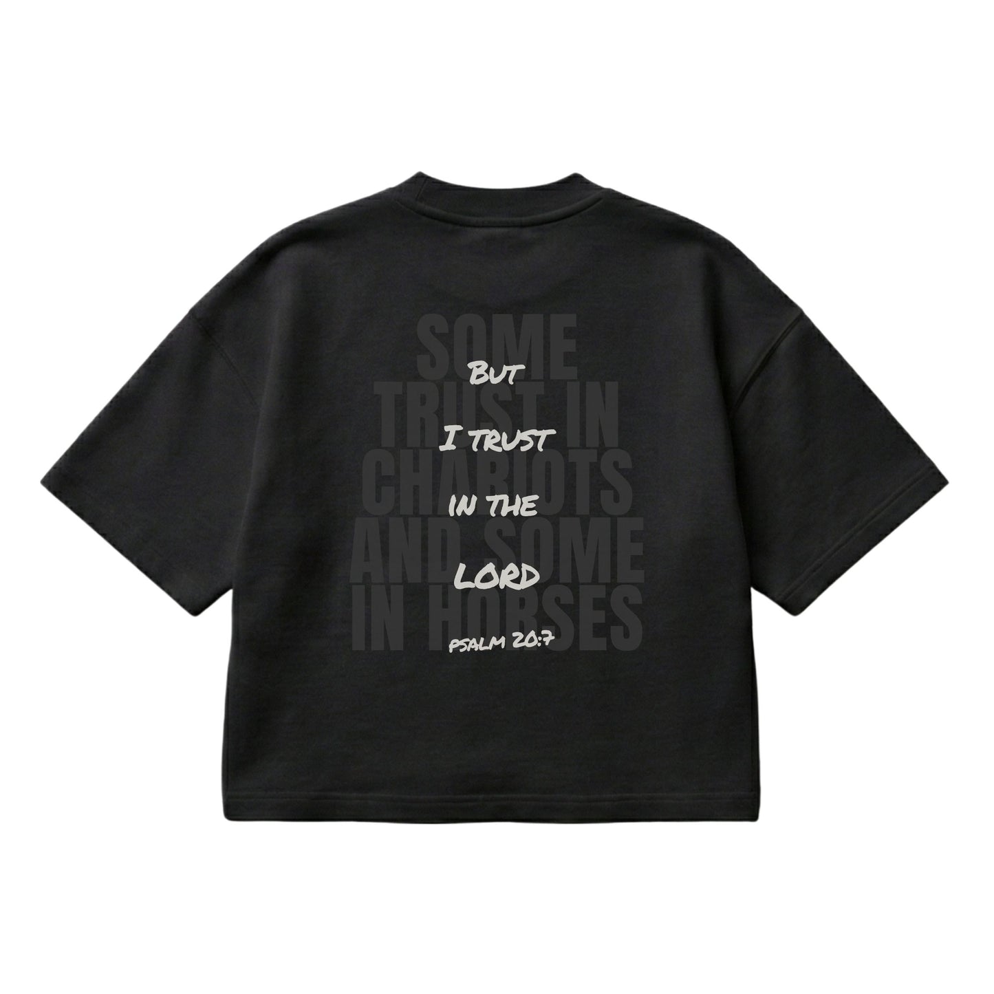 But I Trust in the Lord – Boxy Cropped Shirt
