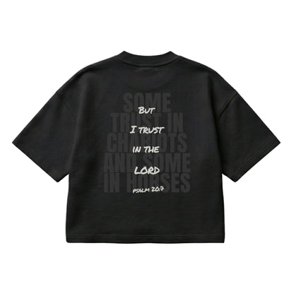 But I Trust in the Lord – Boxy Cropped Shirt