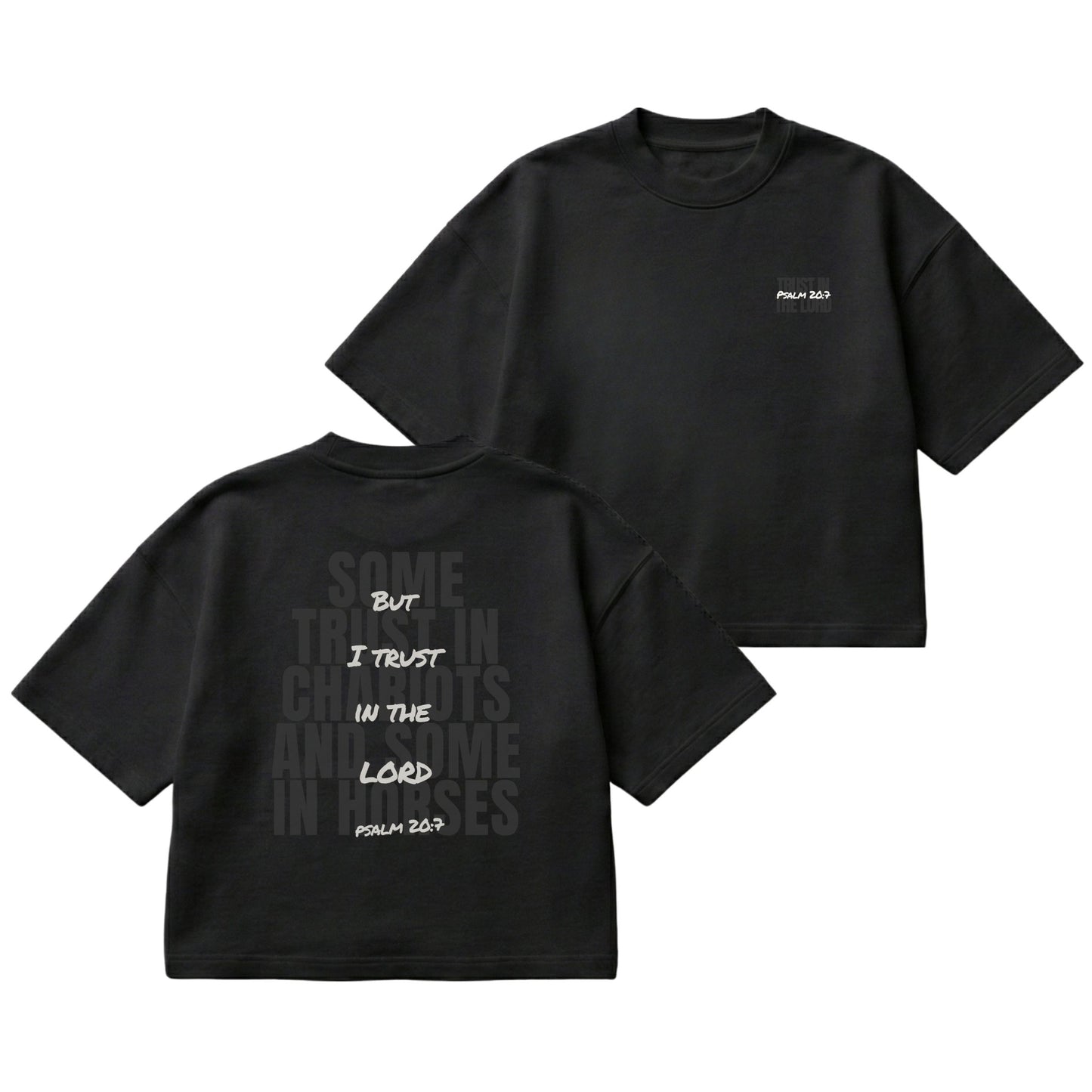 But I Trust in the Lord – Boxy Cropped Shirt