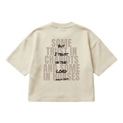 But I Trust in the Lord – Boxy Cropped Shirt