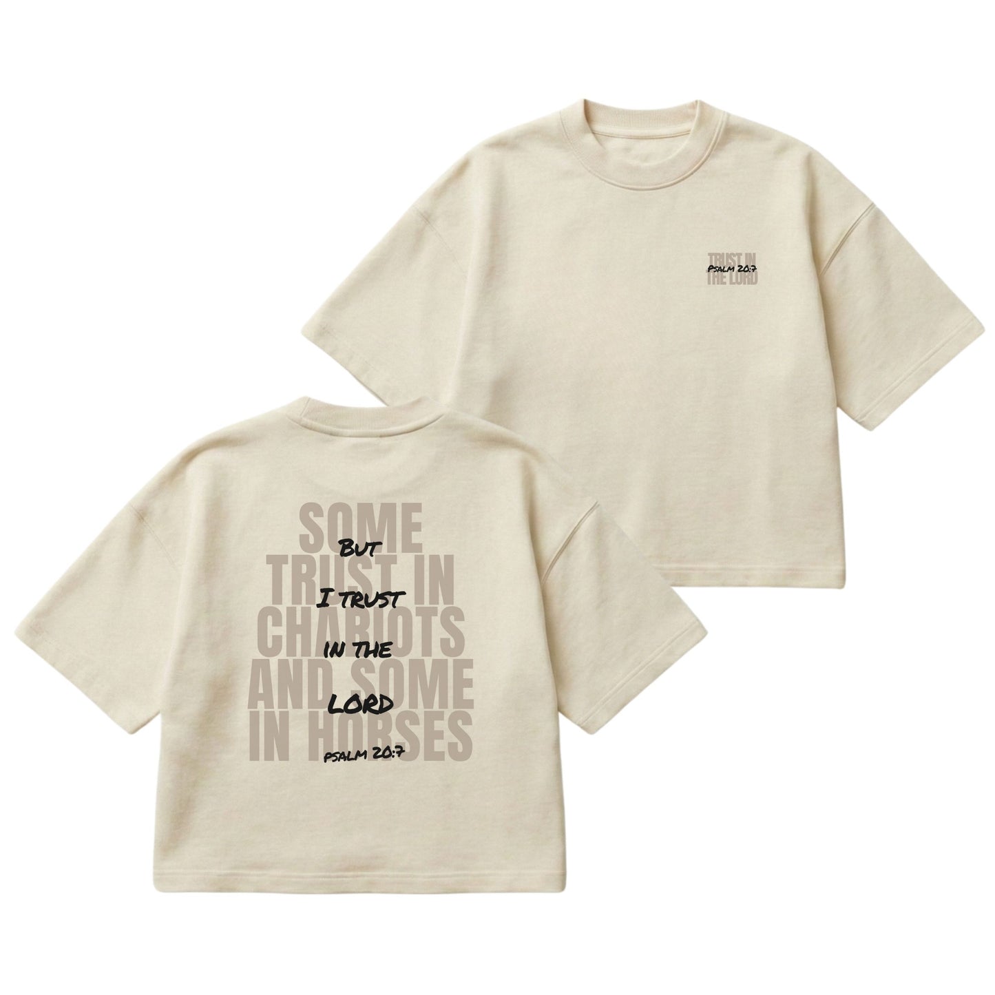 But I Trust in the Lord – Boxy Cropped Shirt