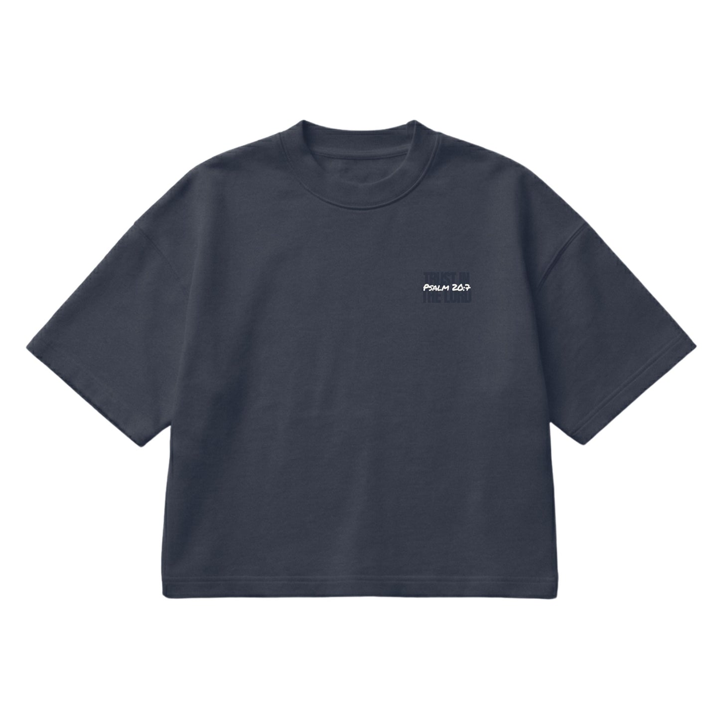 But I Trust in the Lord – Boxy Cropped Shirt