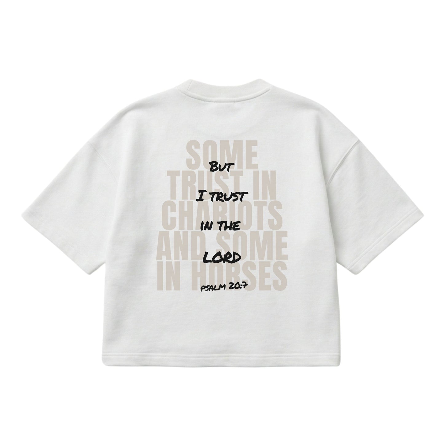 But I Trust in the Lord – Boxy Cropped Shirt