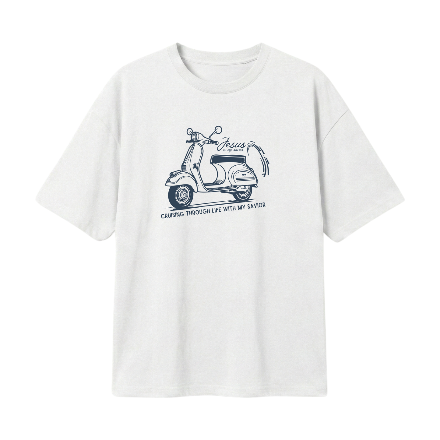 Cruising with my Savior – Lightweight Oversized T-Shirt