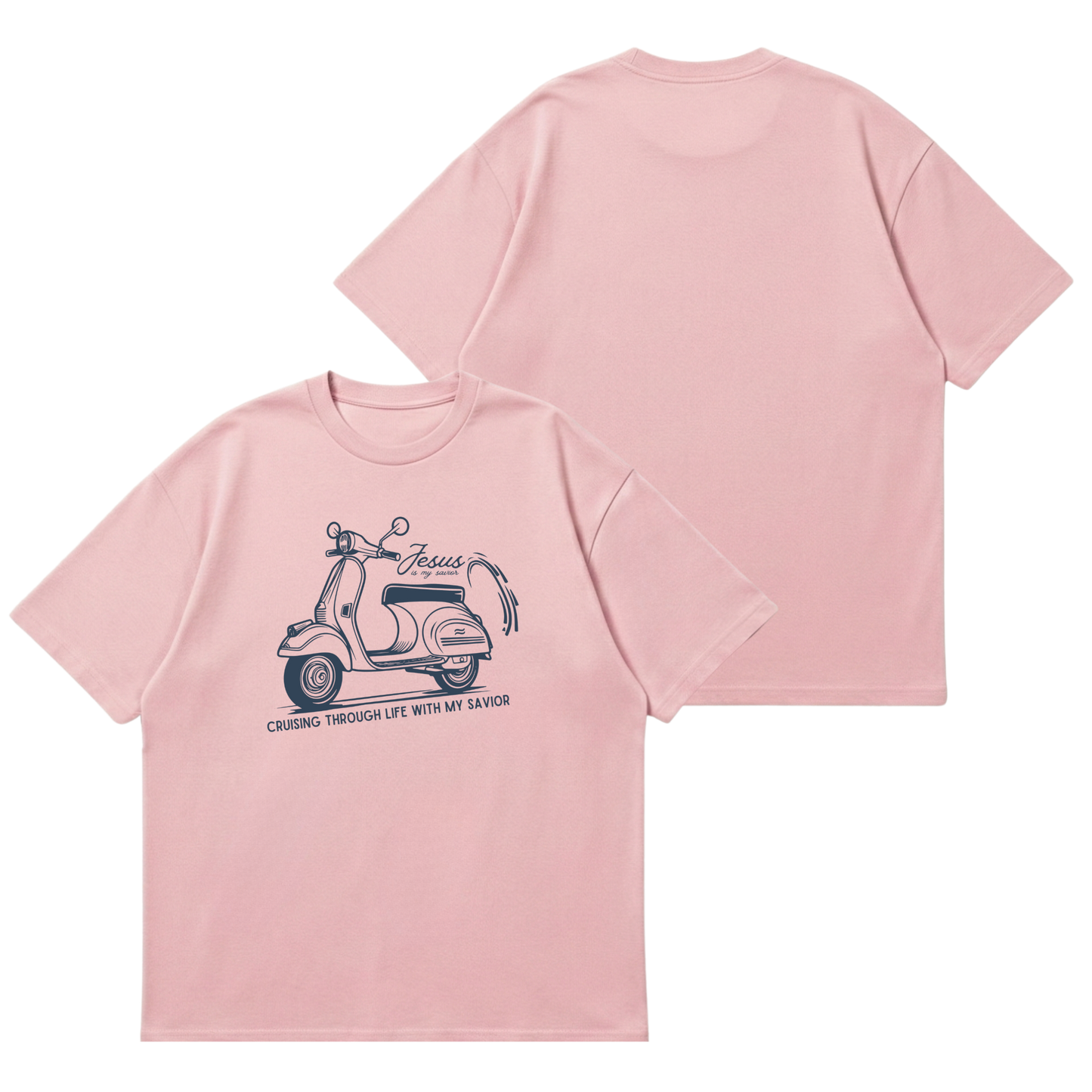 Cruising with my Savior –  Premium Oversized T-Shirt