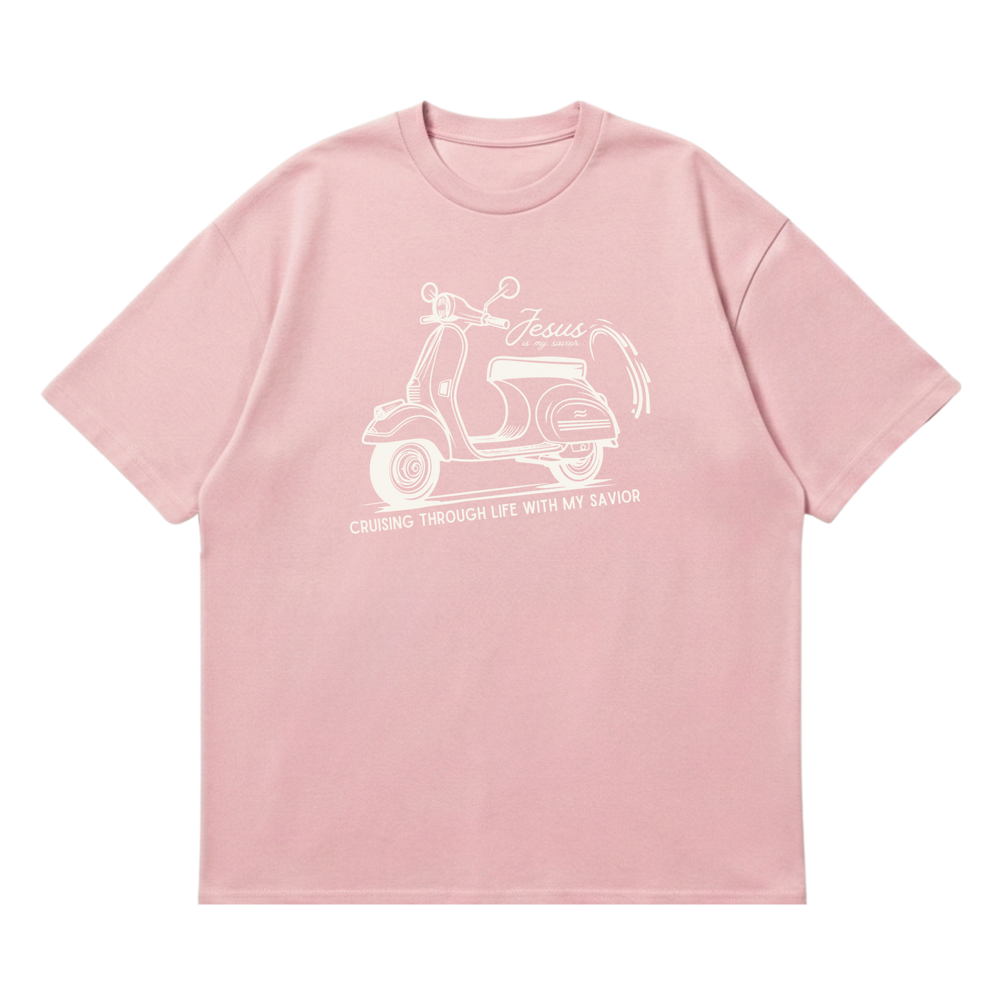 Cruising with my Savior –  Premium Oversized T-Shirt
