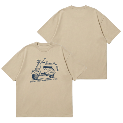 Cruising with my Savior –  Premium Oversized T-Shirt