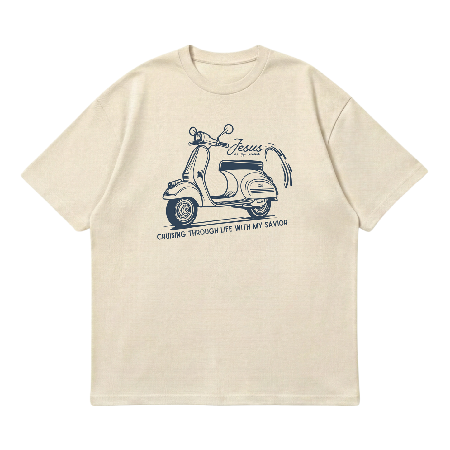Cruising with my Savior –  Premium Oversized T-Shirt