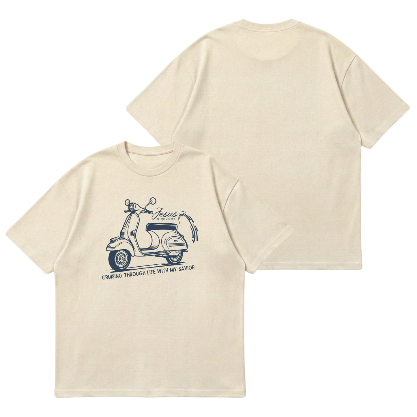 Cruising with my Savior –  Premium Oversized T-Shirt