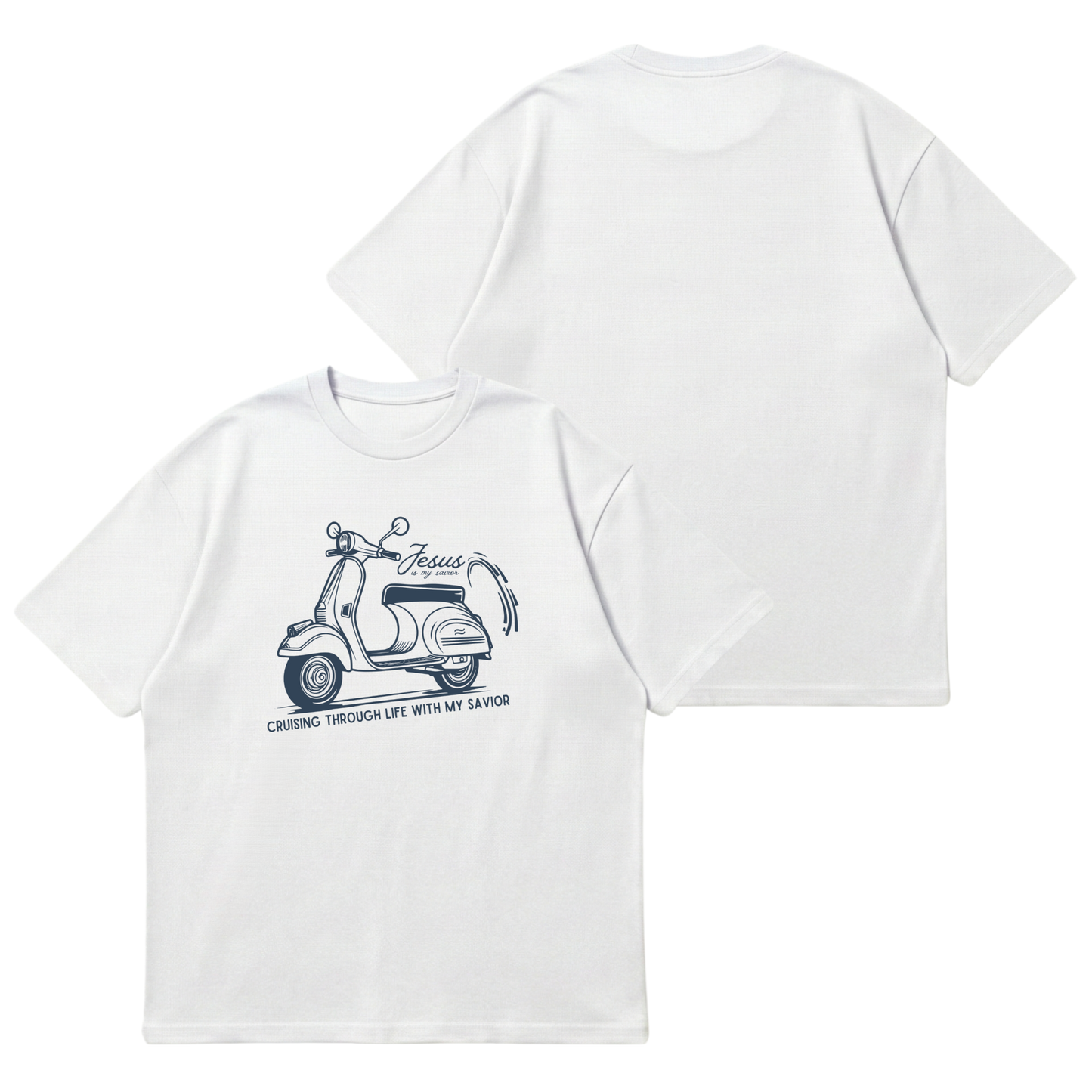 Cruising with my Savior –  Premium Oversized T-Shirt