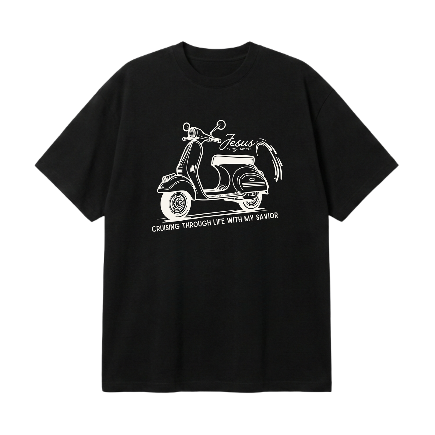 Cruising with my Savior –  Premium Oversized T-Shirt