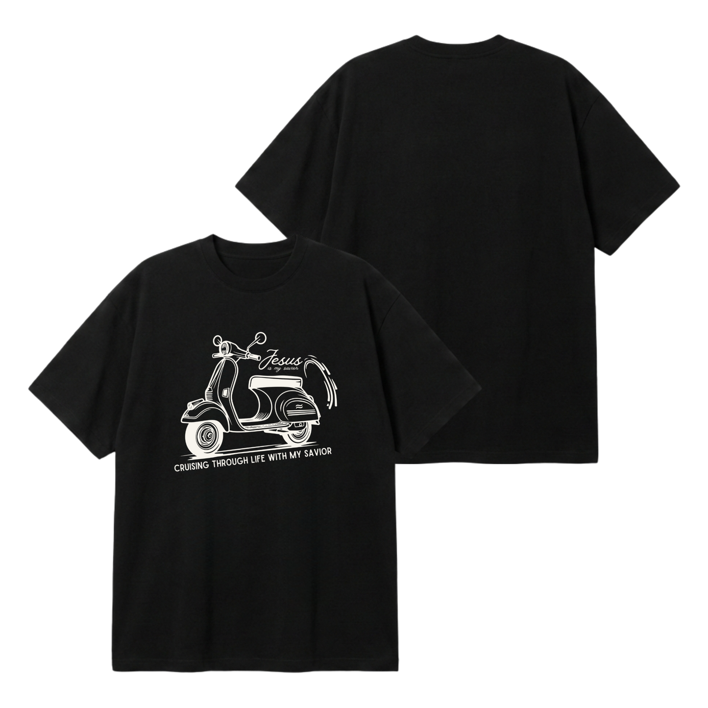 Cruising with my Savior –  Premium Oversized T-Shirt