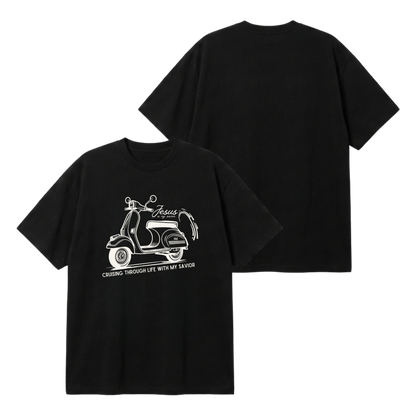 Cruising with my Savior –  Premium Oversized T-Shirt